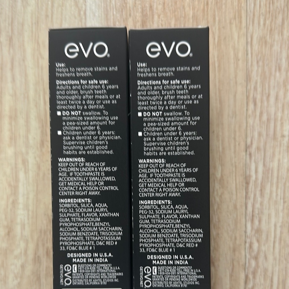 EVO-Purple Toothpaste - Peppermint-SET 2 - Picture 2 of 4